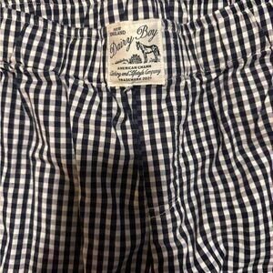 Dairy Boy Navy-Checkered (Gingham) Women's Pants